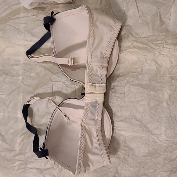 La Senza Embroidered Bra 32D & Flowy Shorts UK10 S - Picture 10 of 16